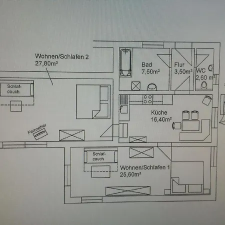Appartement Ferienwohnung Eveline